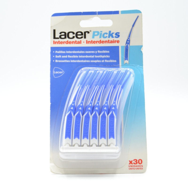 LACER CEPILLO INTERDENTAL PICKS 30 U Encías, caries, dientes sensibles