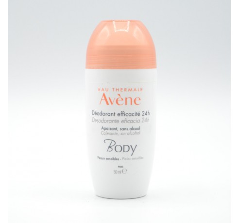 AVENE BODY DESODORANTE EFICACIA 24H 1 ENVASE 50 ML Desodorantes