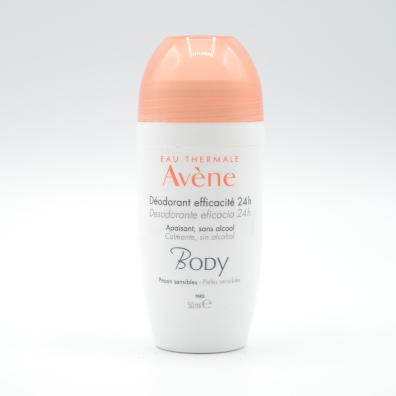 AVENE BODY DESODORANTE EFICACIA 24H 1 ENVASE 50 ML Desodorantes