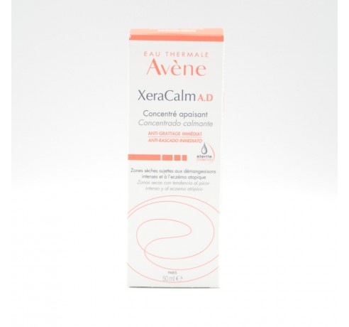 AVENE XERACALM A.D CONCENTRADO CALMANTE 50ML Hidratación y piel atópica