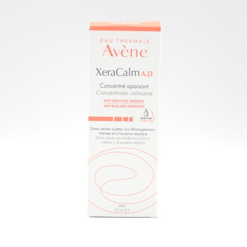 AVENE XERACALM A.D CONCENTRADO CALMANTE 50ML Hidratación y piel atópica