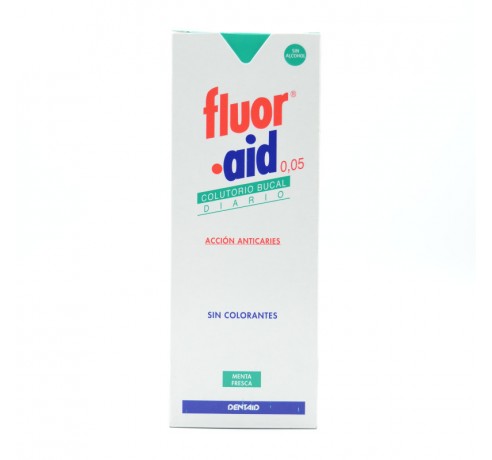 FLUOR-AID COLUTORIO DIARIO 500 ML Encías, caries, dientes sensibles