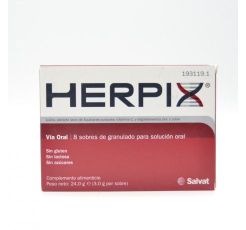 HERPIX 8 SOBRES Aftas y herpes