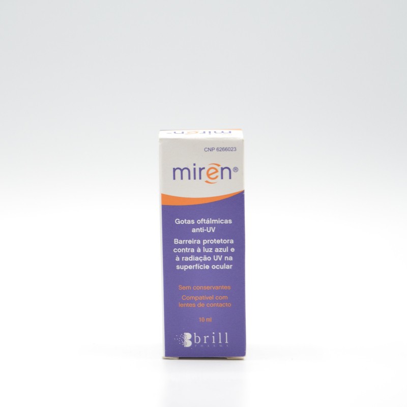 MIREN GOTAS OFTALMICAS ANTI-UV 10 ML. Colirios y monodosis