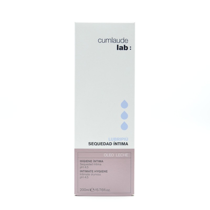 CUMLAUDE LUBRIPIU H. INTIMA OLEO LECHE 200 ML Higiene diaria CUMLAUDE LUBRIPIU H. INTIMA OLEO LECHE 200 ML Higiene diaria