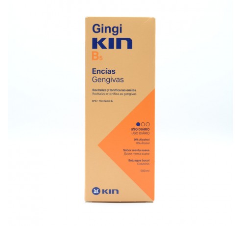 GINGIKIN PLUS B5 ENJUAGUE 500 ML Encías, caries, dientes sensibles