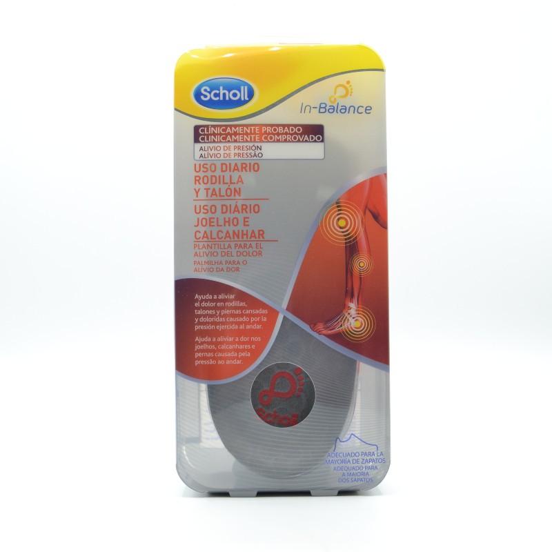 SCHOLL PLANTILLA RODILLA Y TALON TALLA M Plantillas