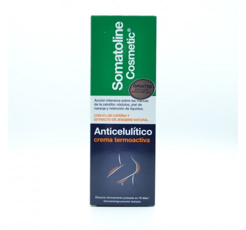 SOMATOLINE CREMA TERMOACTIVA 250 ML Anticelulíticos y reafirmantes