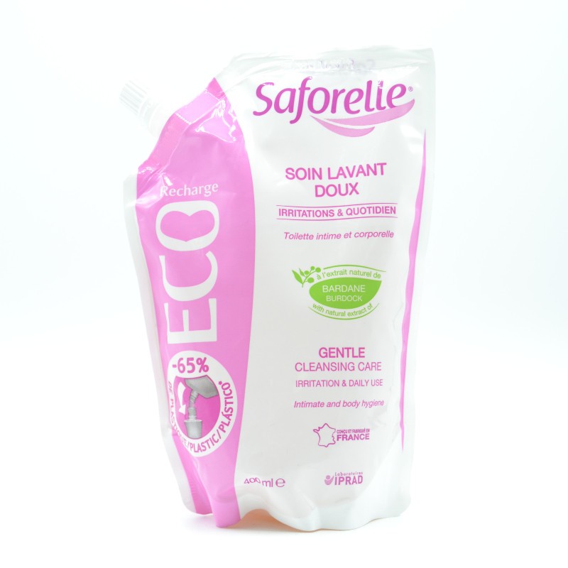 SAFORELLE HIGIENE INTIMA 400 ML ECO RECARGA Higiene diaria