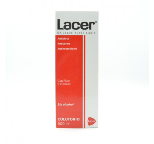 LACER COLUTORIO S/A 600 ML Encías, caries, dientes sensibles