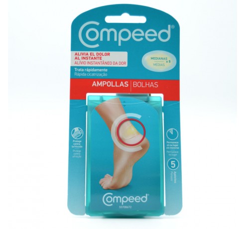 COMPEED AMPOLLAS MEDIANO 5U. Cuidado de los pies