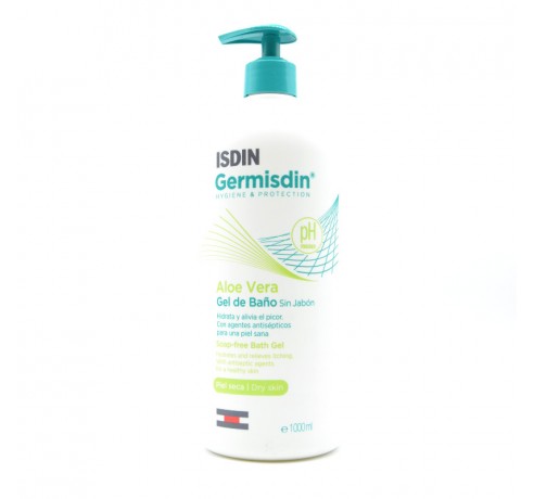 GERMISDIN GEL DE BAÑO ALOE VERA GEL 1000 ML + GEL HIDROALCOHOLICO 100ML REGALO Gel de baño