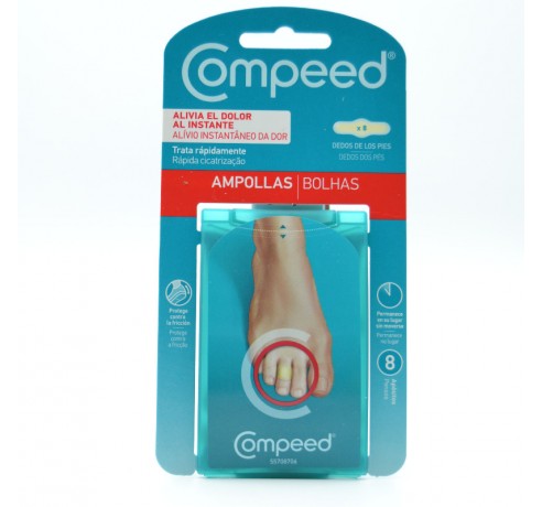 COMPEED AMPOLLAS DEDOS DE LOS PIES 8 U Cuidado de los pies