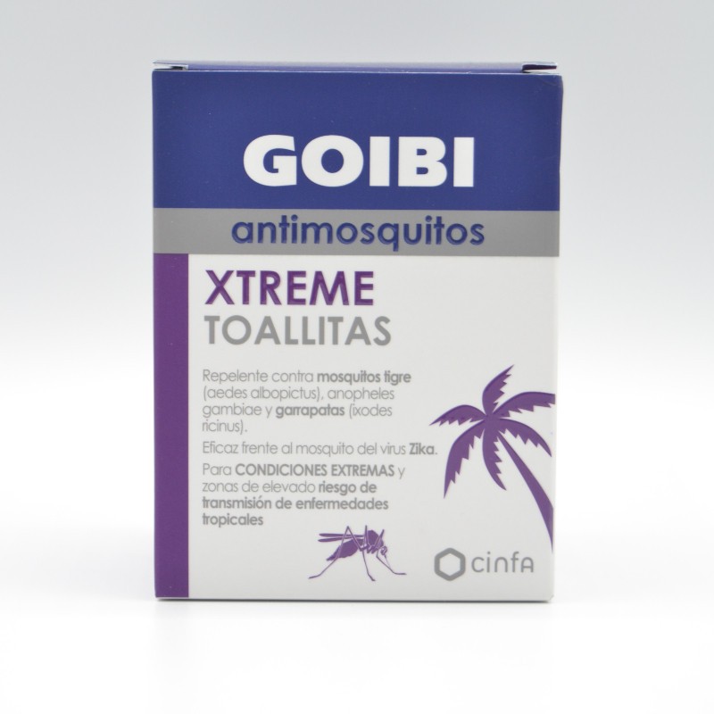 GOIBI ANTIMOSQUITOS XTREM TOALLITAS 16 U Anti-mosquitos