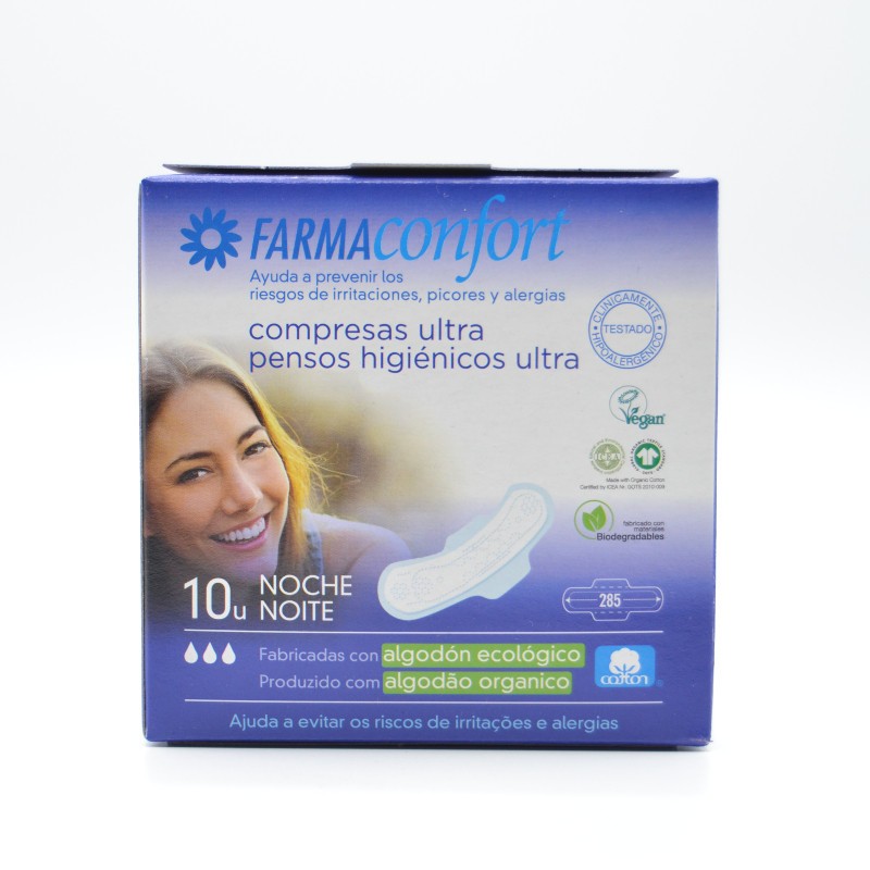 FARMACONFORT NOCHE C/ALAS 10 U Menstruación