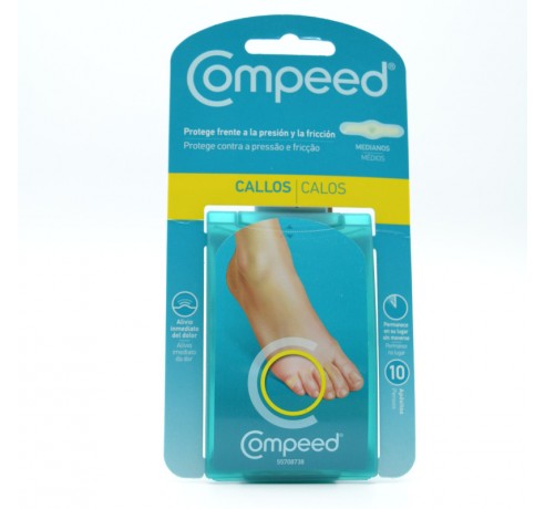 COMPEED CALLOS PROTECCION MEDIANOS 10U Cuidado de los pies