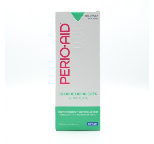 PERIO-AID MANTENIMIENTO S/A CLX COLUTORIO 500 ML. Encías, caries, dientes sensibles