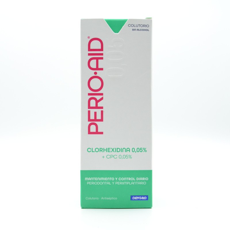 PERIO-AID MANTENIMIENTO S/A CLX COLUTORIO 500 ML. Encías, caries, dientes sensibles