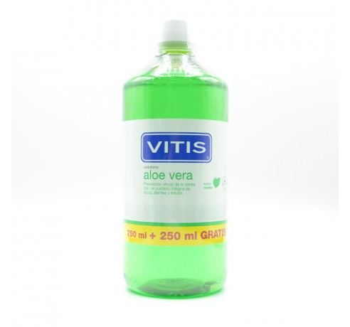 VITIS ALOE VERA COLUTORIO MENTA 1000 ML Encías, caries, dientes sensibles