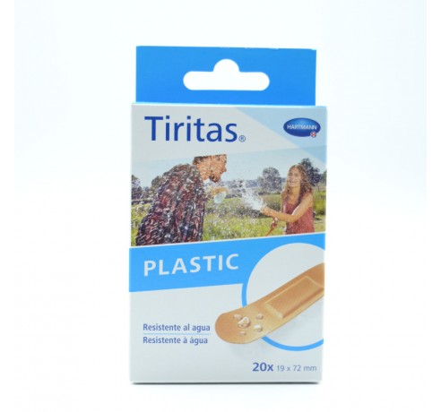 TIRITAS PLASTIC 20U 19X72 MM HARTMANN Cuidado de los pies