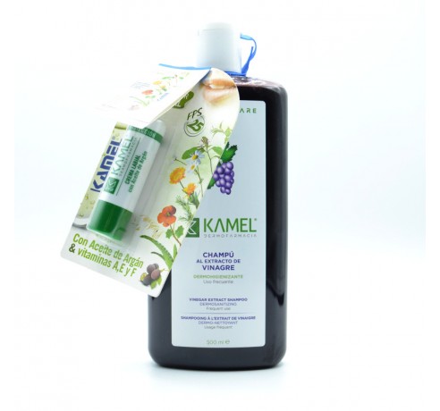 KAMEL CHAMPU VINAGRE 500 ML + Anti-piojos