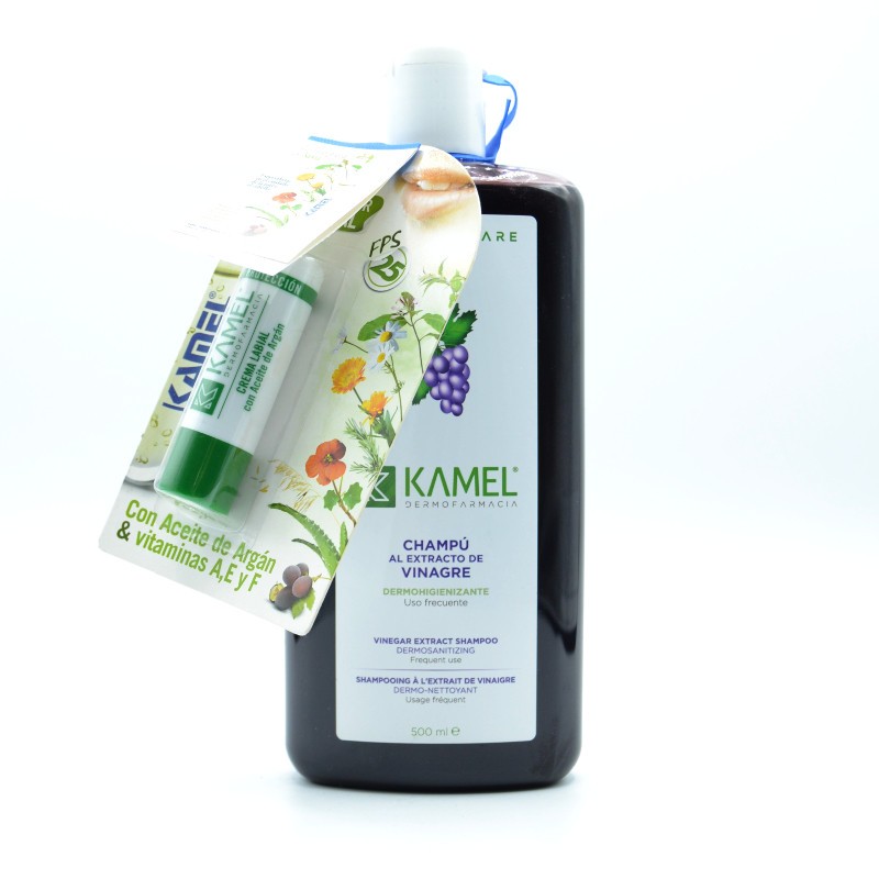 KAMEL CHAMPU VINAGRE 500 ML + Anti-piojos