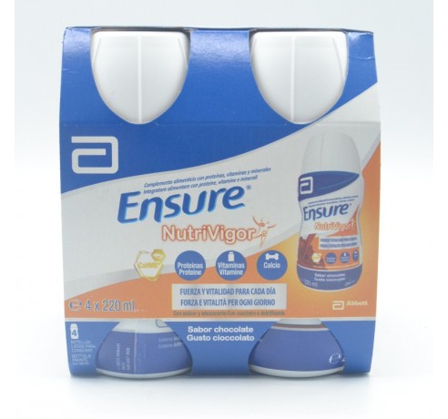 ENSURE CHOCOLATE LIQUIDO 220ML X 4UDS Nutrición de adulto