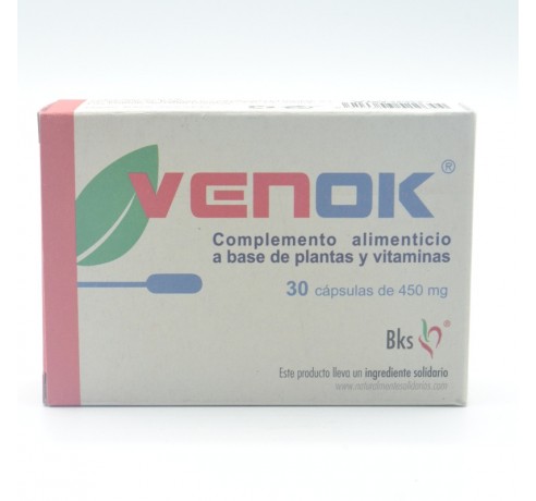 VENOK CAPSULAS 450 MG 30 CAPS Circulación