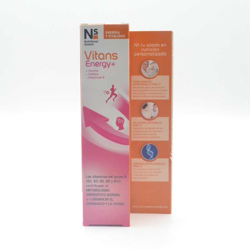 NS VITANS ENERGY+ 20 COMPRIMIDOS EFERVESCENTES Complejos multivitamínicos