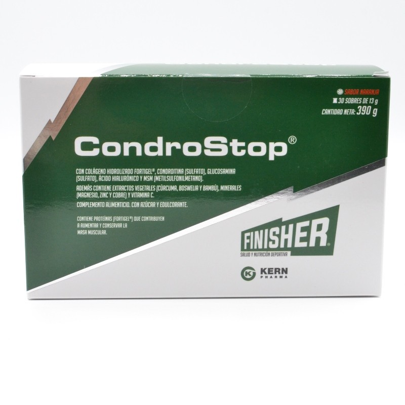 FINISHER CONDROSTOP 30 SOBRES 12.8 G Articulaciones y huesos