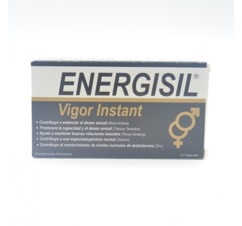 ENERGISIL VIGOR INSTANT 10 CAPSULAS Fertilidad y deseo