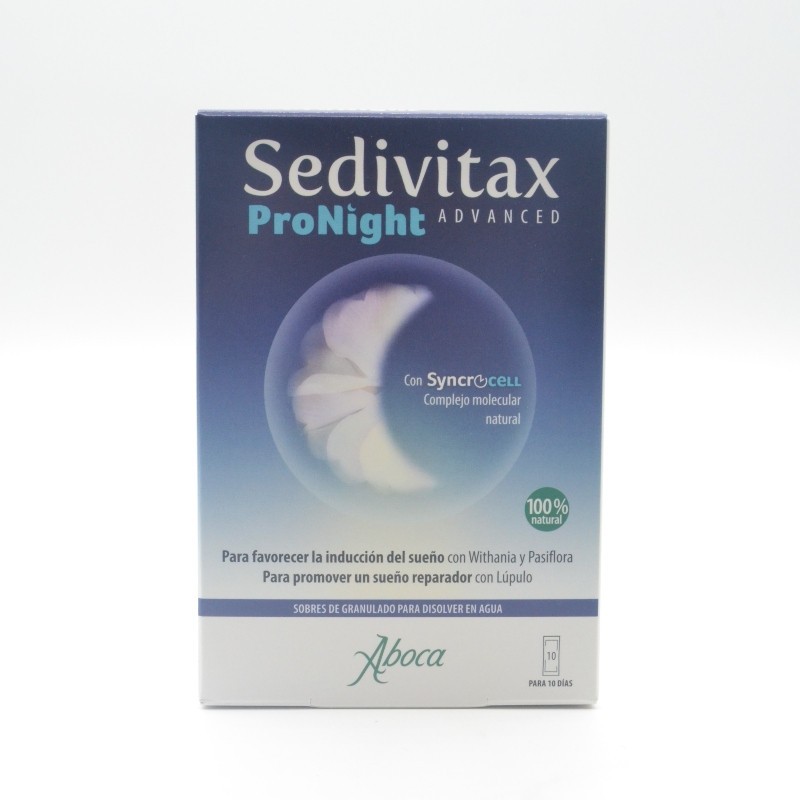 SEDIVITAX PRONIGHT 10 SOBRES Regulación de estrés y ciclo del sueño