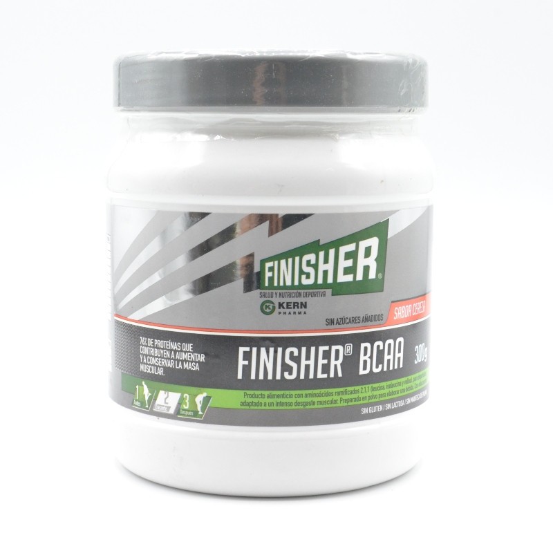 FINISHER BCAA BOTE 300 G SABOR CEREZA Rendimiento y recuperación FINISHER BCAA BOTE 300 G SABOR CEREZA Rendimiento y recuperación