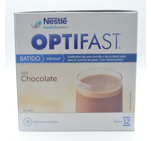 OPTIFAST BATIDO CHOCOLATE 12 SOBRES Complementos