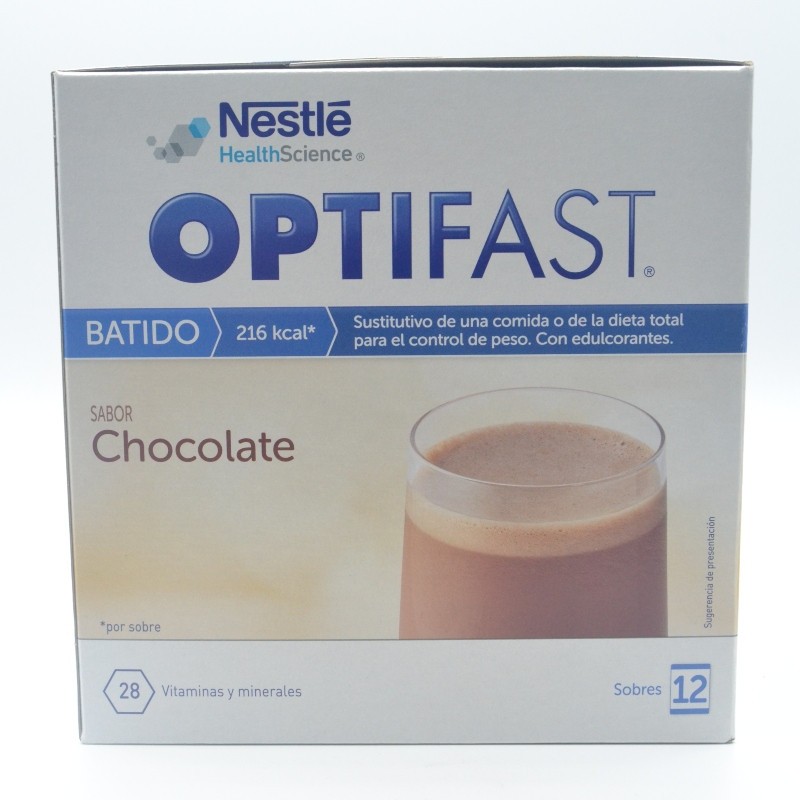 OPTIFAST BATIDO CHOCOLATE 12 SOBRES Complementos