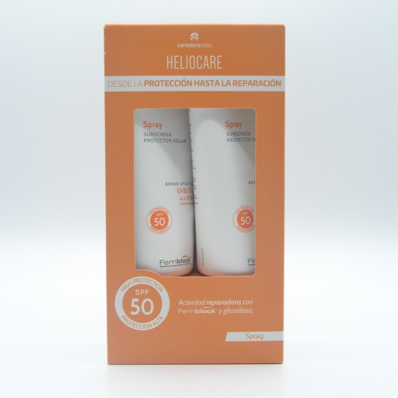 HELIOCARE ADVANCE PACK SPYAY SOLAR SPF 50+ DUPLO 200MLX2 Corporal adulto