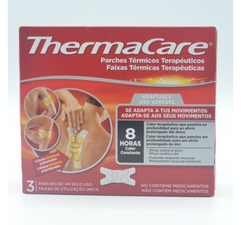 THERMACARE PARCHES TERMICOS ADAPTABLE 3 U Terapia frío/calor