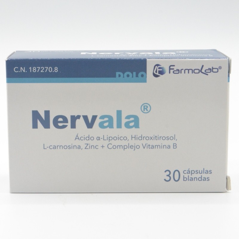 NERVALA 30 CAPSULAS Tratamiento del dolor