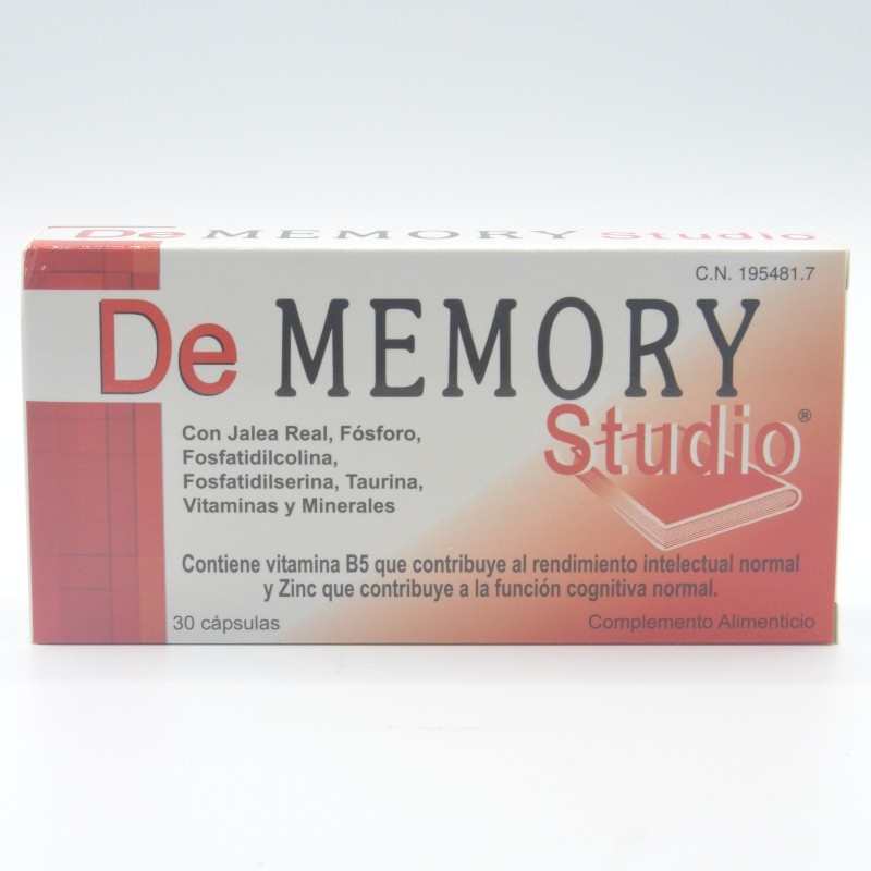 DEMEMORY STUDIO 30 CAPSULAS Memoria y estudio