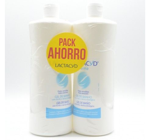 LACTACYD DERMA 1 L DUPLO 2ºU 50%DTO Hidratación y piel atópica