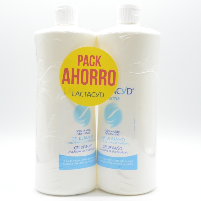 LACTACYD DERMA 1 L DUPLO 2ºU 50%DTO Hidratación y piel atópica