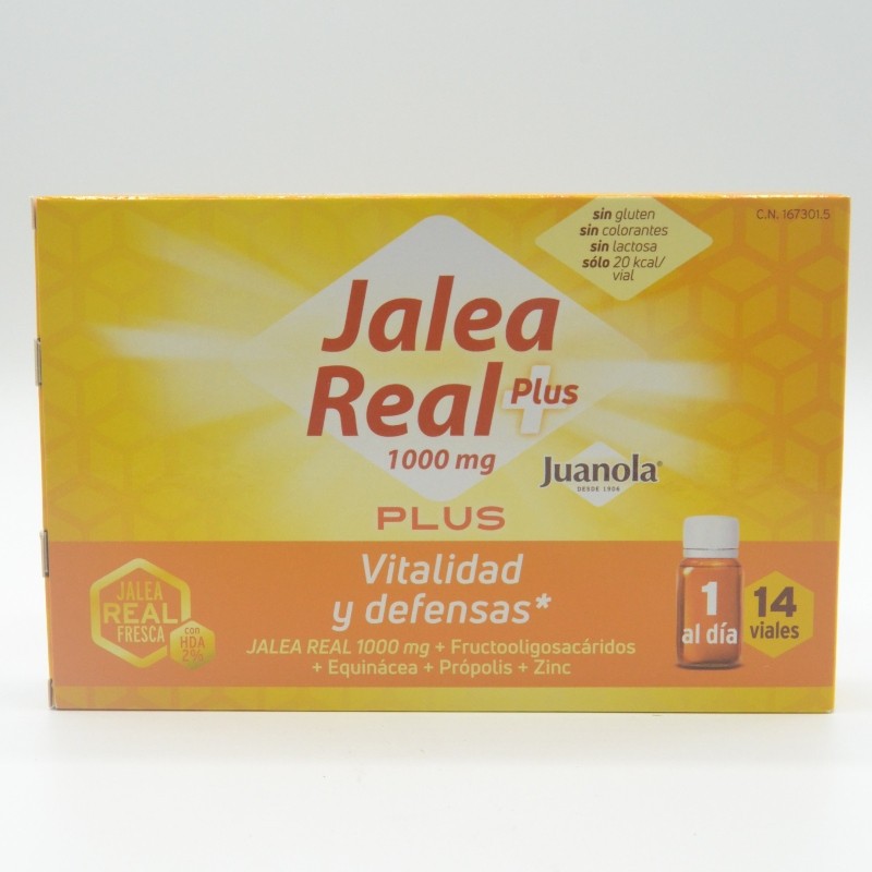 JUANOLA JALEA REAL PLUS 1000 MG 14 VIALES Defensas