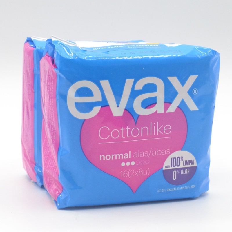 EVAX COTTONLIKE ALAS NORMAL 16 U Menstruación