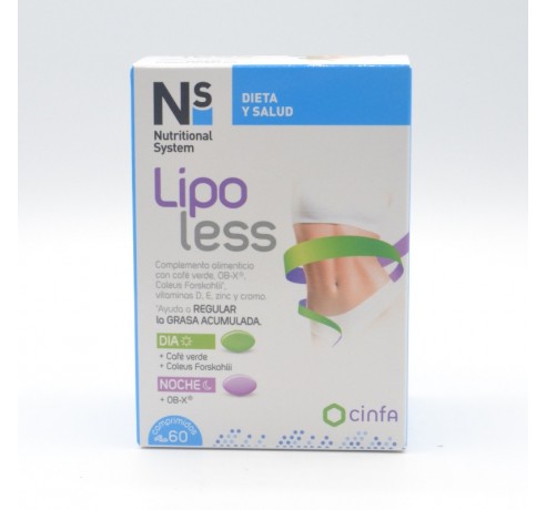 NS LIPOLESS 60 COMPRIMIDOS Quemagrasas