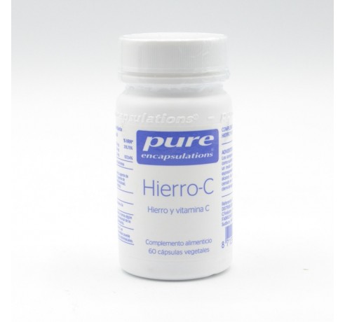 PURE HIERRO-C 60 CAPSULAS Complejos multivitamínicos