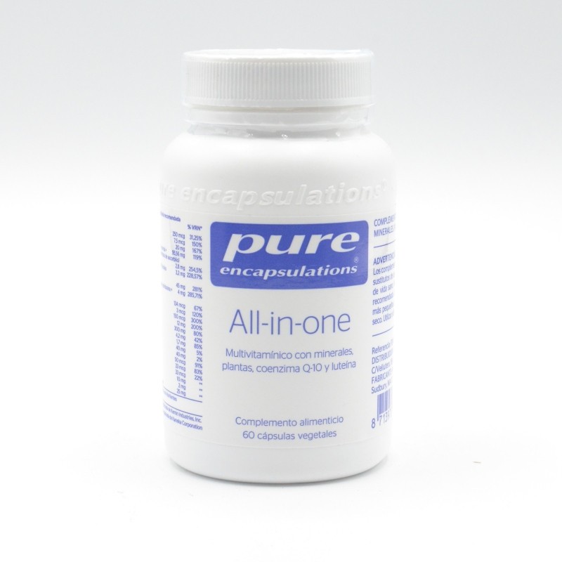 PURE ALL IN ONE 60 CAPSULAS Complejos multivitamínicos