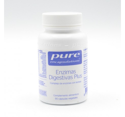 PURE ENZIMAS DIGESTIVAS PLUS 90 CAPSULAS Sistema digestivo