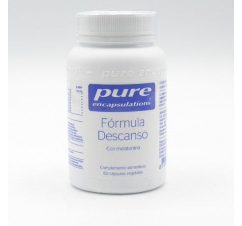 PURE FORMULA DESCANSO 60 CAPSULAS Regulación de estrés y ciclo del sueño