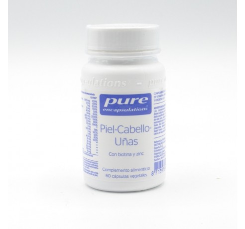 PURE PIEL CABELLO UÑAS 60 CAPSULAS Pelo y uñas