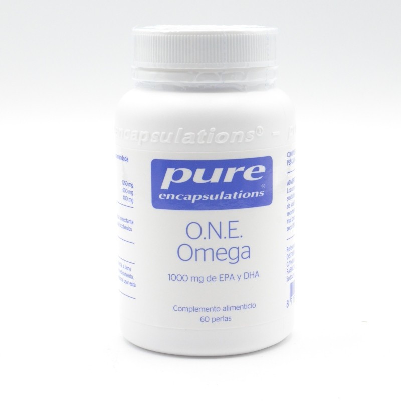 PURE O.N.E. OMEGA 60 PERLAS Salud cardiovascular